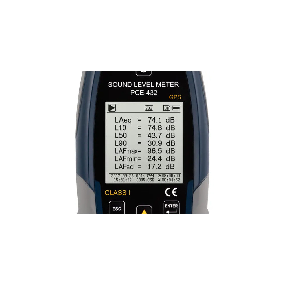 Fonometro PCE-432 e Calibratore acustico PCE-SC 09